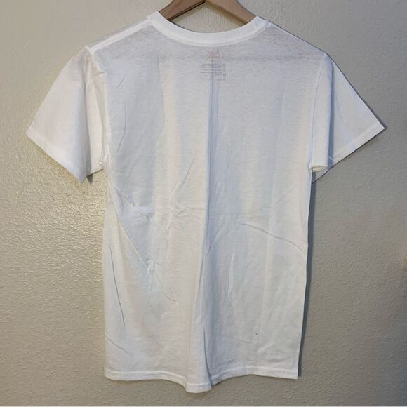 Hanes 2 T-Shirts Undershirts Youth Large White 100% Cotton Crew Neck Lot 2. - Picture 4 of 9